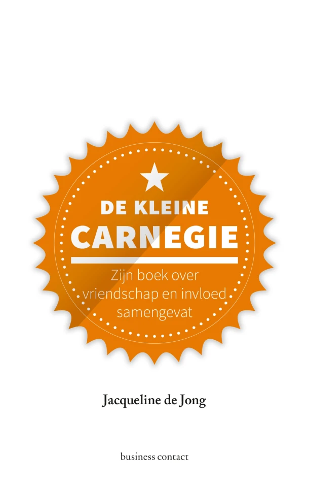 De kleine Carnegie – Jacqueline de Jong – boek cover