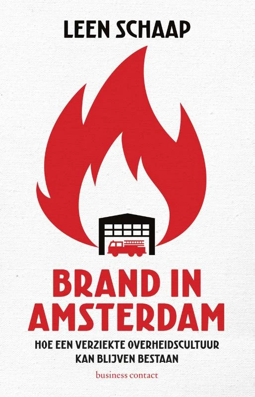 Brand in Amsterdam – Leen Schaap – boek cover