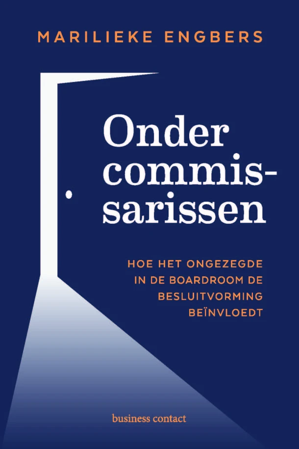 Onder commissarissen – Marilieke Engbers – boek cover