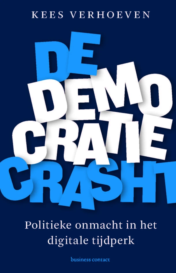 De democratie crasht – Kees Verhoeven – boek cover