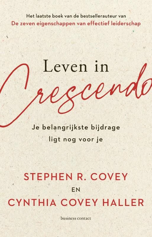 Leven in crescendo – Stephen R. Covey – boek cover