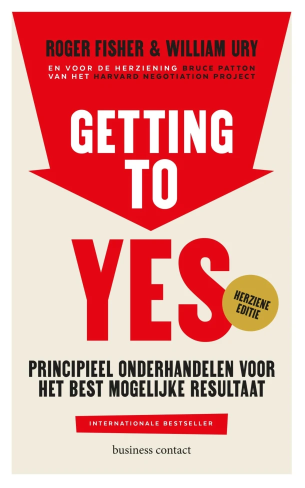 Getting to Yes – Roger Fisher – boek cover