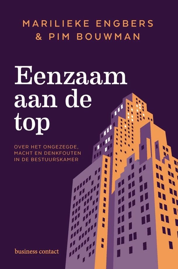 Eenzaam aan de top – Marilieke Engbers – boek cover