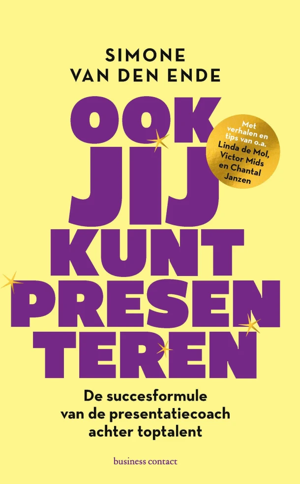 Ook jij kunt presenteren – Simone van den Ende – boek cover