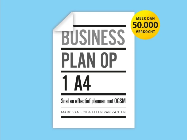 Businessplan op 1 A4 – Marc van Eck – boek cover