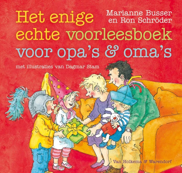 Enige echte voorleesboek voor opa's en oma's – Marianne Busser – boek cover