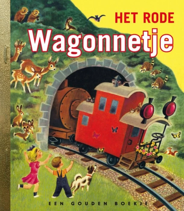 het rode wagonnetje – M. Potter – boek cover