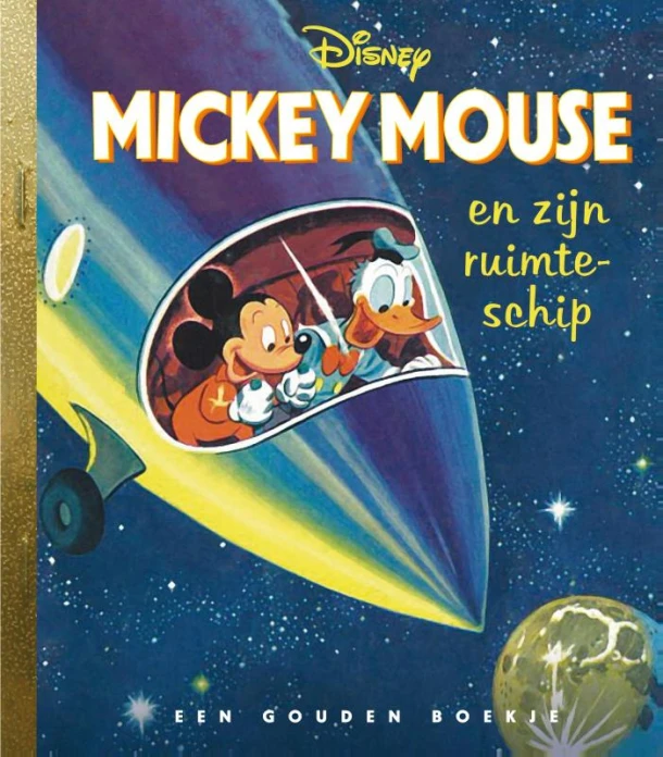 Mickey Mouse en zijn ruimteschip – Jane Werner – boek cover