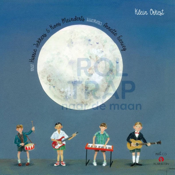 Roltrap naar de maan – Klein Orkest – boek cover