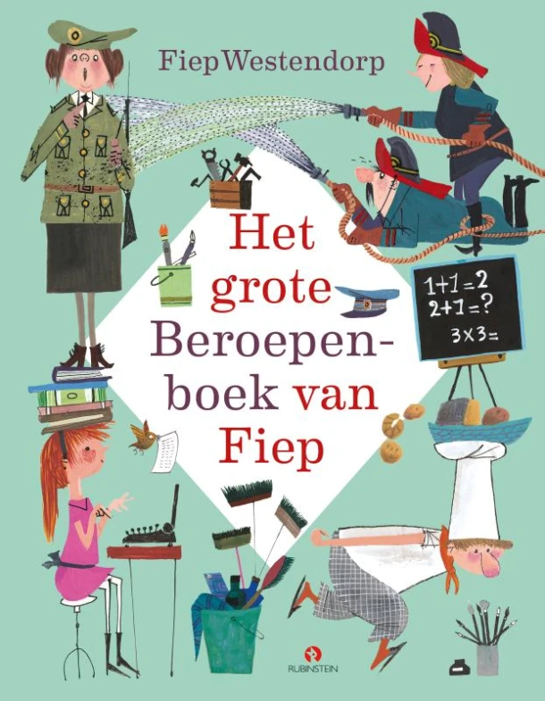 Het grote Beroepenboek van Fiep – Kasper van der Voort – boek cover