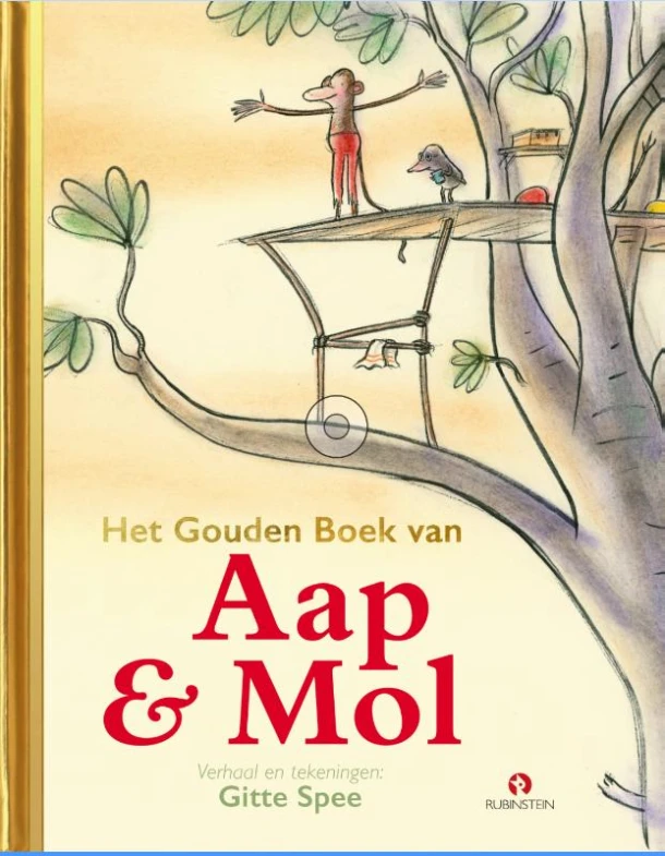 Het Gouden Boek van Aap en Mol – Gitte Spee – boek cover