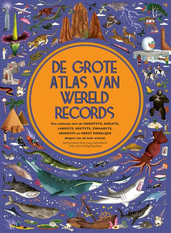 De grote atlas van wereldrecords – Emily Hawkins – boek cover