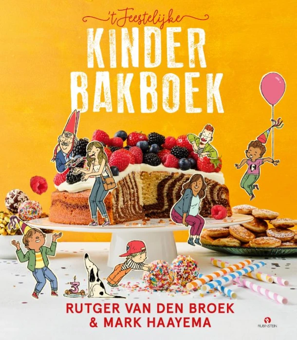 t Feestelijke kinderbakboek – Rutger van den Broek – boek cover