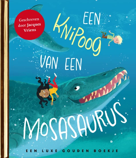 Een knipoog van een mosasaurus – Jacques Vriens – boek cover