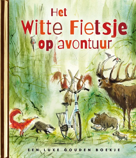 Het Witte Fietsje op avontuur – Jet Bakels – boek cover