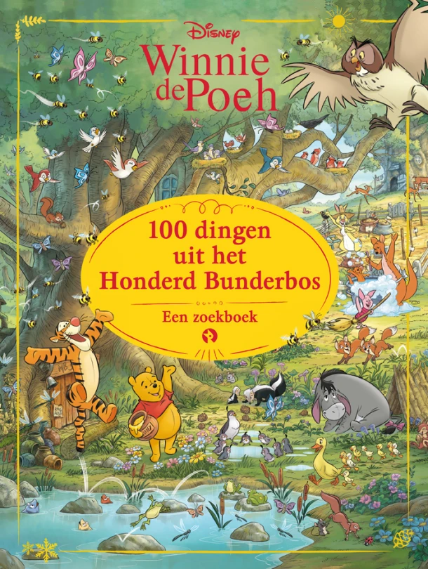 Winnie de Poeh: 100 dingen uit het Honderd Bunderbos. Een zoekboek. – Disney – boek cover