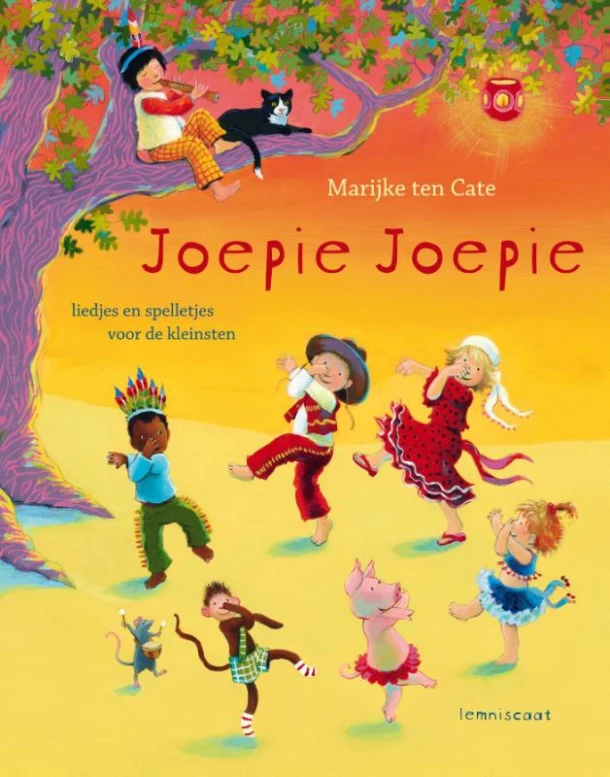 Joepie Joepie kartonboekje met cd – Marijke ten Cate – boek cover