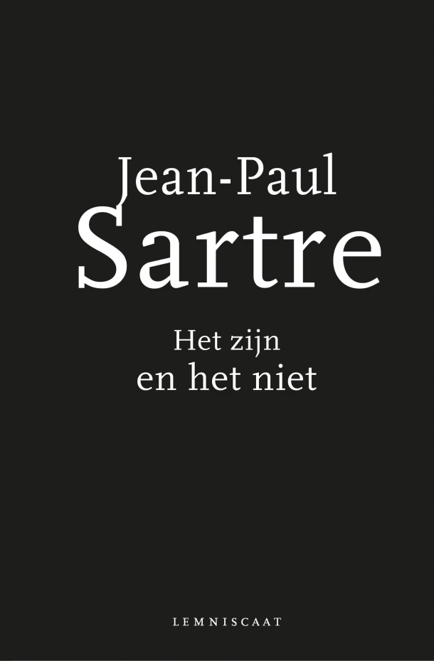Het zijn en het niet – Jean-Paul Sartre – boek cover