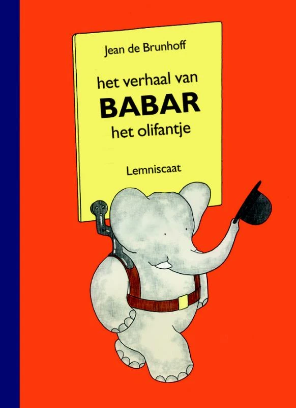 Het verhaal van Babar het olifantje – Jean de Brunhoff – boek cover
