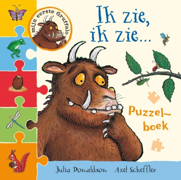 Ik zie, ik zie.. Gruffalo puzzelboek – Julia Donaldson – boek cover