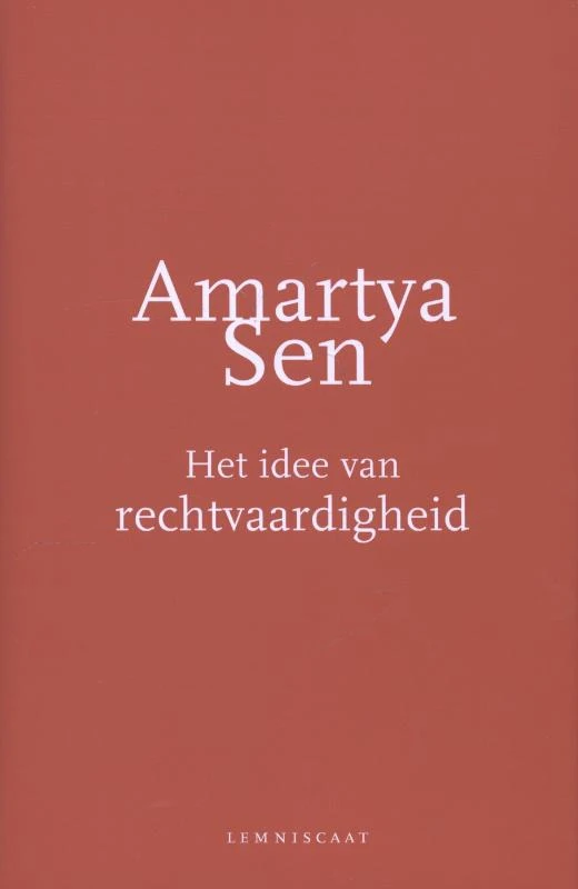 Het idee van rechtvaardigheid – Amartya Sen – boek cover