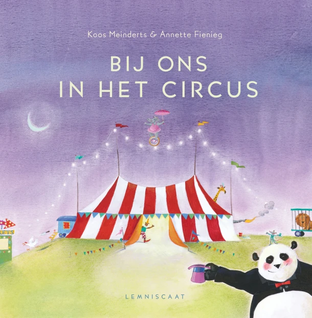 Bij ons in het circus – Koos Meinderts – boek cover