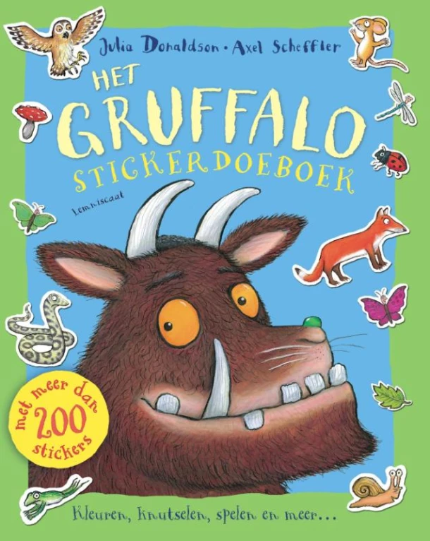 Het Gruffalo stickerdoeboek – Julia Donaldson – boek cover