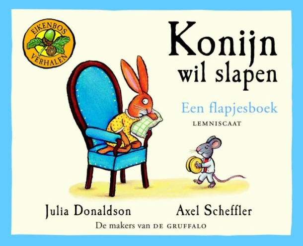 Konijn wil slapen – Julia Donaldson – boek cover