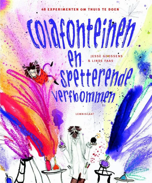Colafonteinen en spetterende verfbommen – Jesse Goossens – boek cover