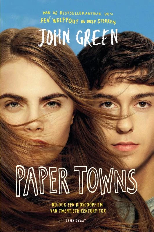 Paper Towns – John Green – boek cover