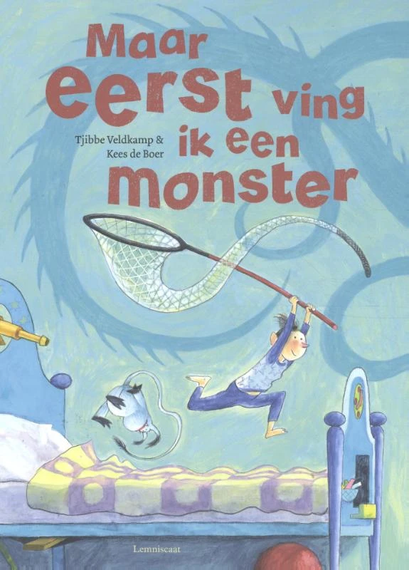 Maar eerst ving ik een monster – Tjibbe Veldkamp – boek cover