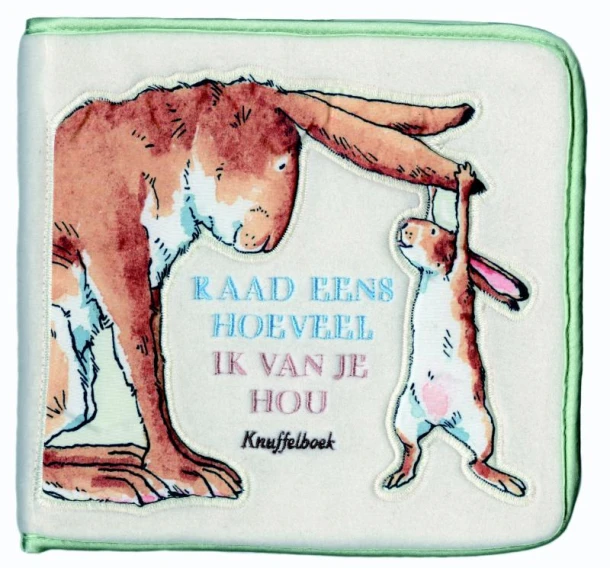 Raad eens hoeveel ik van je hou knuffelboek – Sam McBratney – boek cover