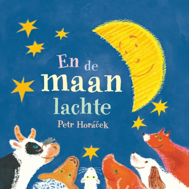 En de maan lachte – Petr Horacek – boek cover