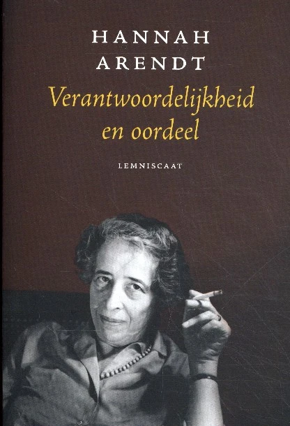 Verantwoordelijkheid en oordeel – Hannah Arendt – boek cover