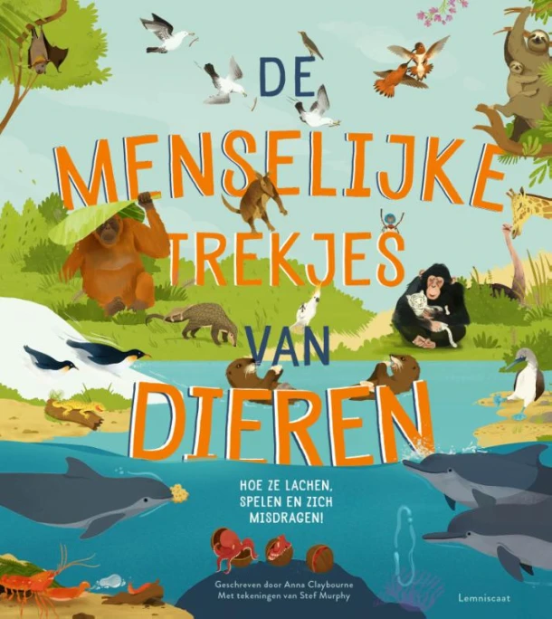De menselijke trekjes van dieren – Anna Claybourne – boek cover