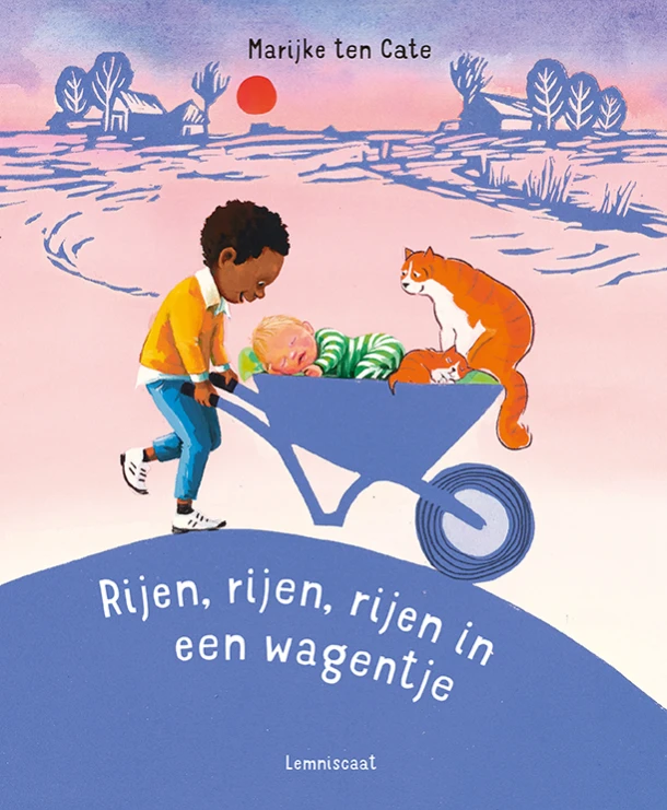 Rijen, rijen, rijen in een wagentje – Marijke ten Cate – boek cover