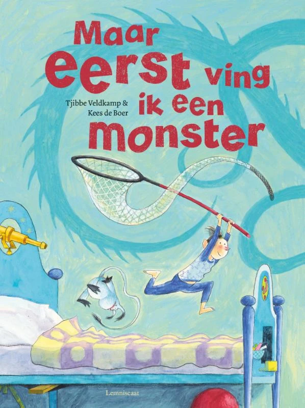 Maar eerst ving ik een monster met vingerpopje – Tjibbe Veldkamp – boek cover