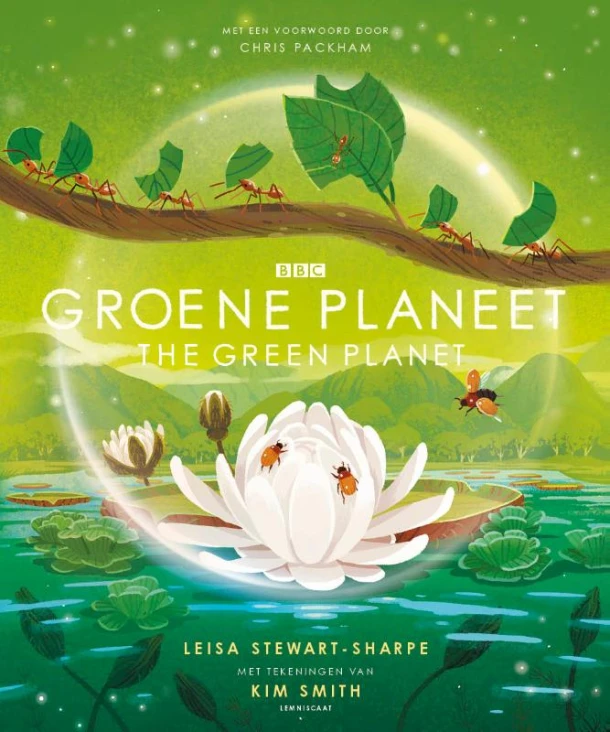Groene planeet. The green planet – Leisa Stewart-Sharpe – boek cover