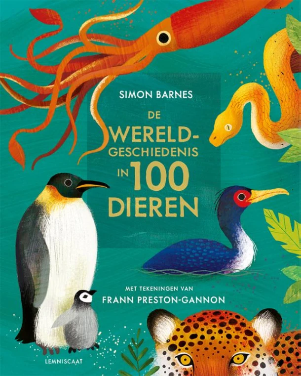 De wereldgeschiedenis in 100 dieren – Simon Barnes – boek cover