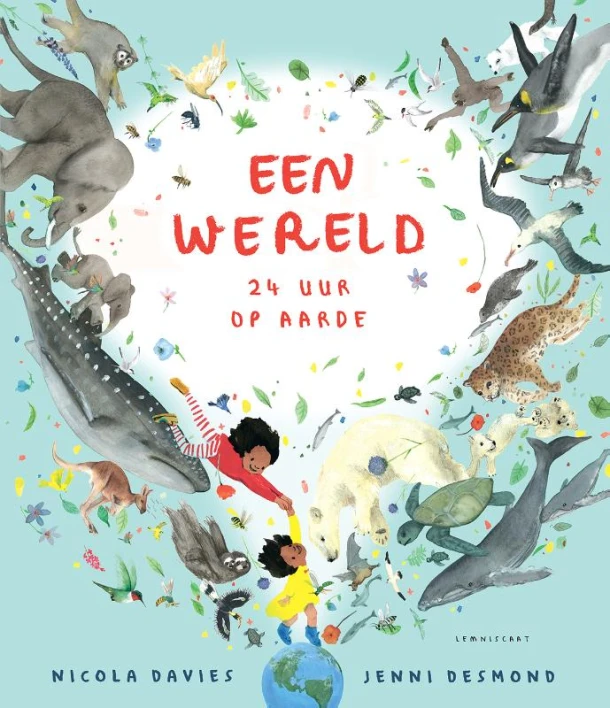 Eén wereld: 24 uur op aarde – Nicola Davies – boek cover