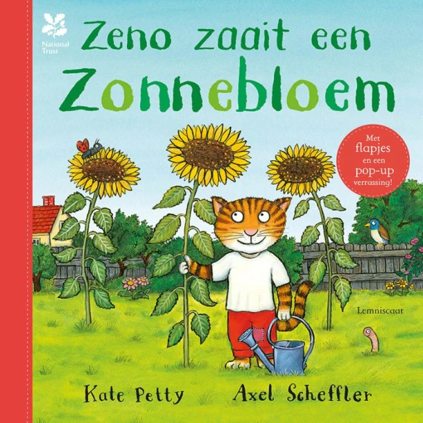 Zeno zaait een zonnebloem – Kate Petty – boek cover