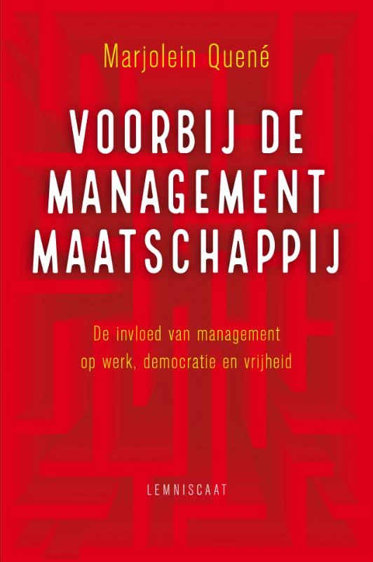 Voorbij de managementmaatschappij – Marjolein Quené – boek cover
