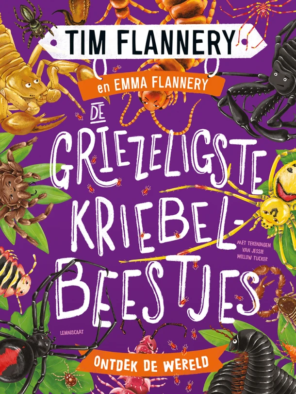 De griezeligste kriebelbeestjes – Tim Flannery – boek cover