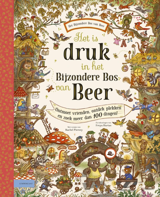 Het is druk in het Bijzondere Bos van Beer – Rachel Piercey – boek cover