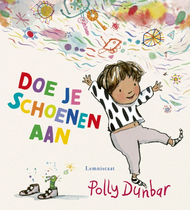 Doe je schoenen aan – Polly Dunbar – boek cover