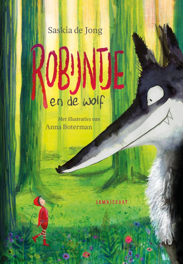 Robijntje en de wolf – Saskia de Jong – boek cover