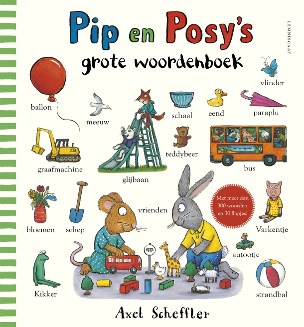 Pip en Posy's grote woordenboek – Camilla Reid – boek cover