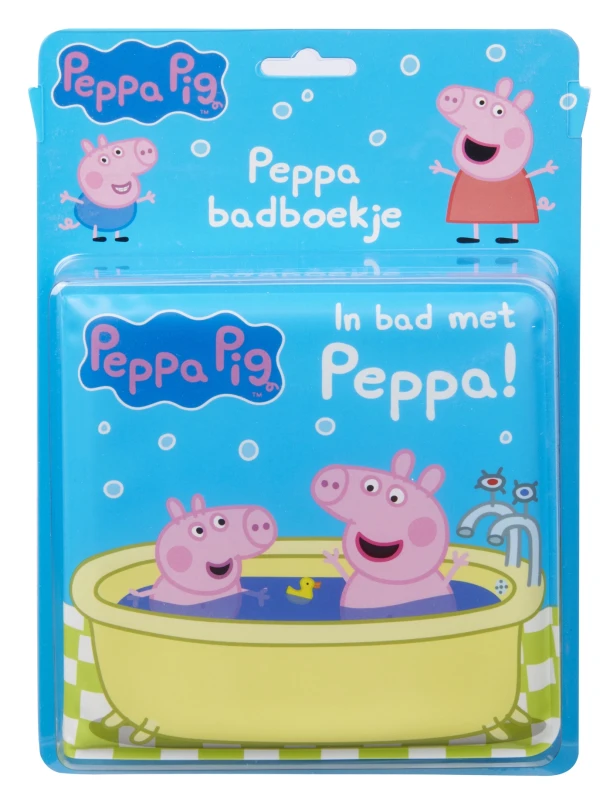 In bad met Peppa! – Neville Astley – boek cover