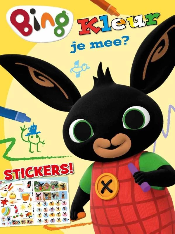Bing - kleur je met me mee? – Diversen Diversen – boek cover