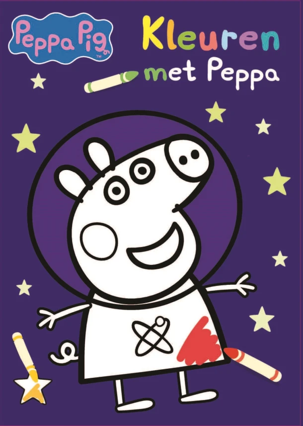Peppa - kleurboek – Neville Astley – boek cover